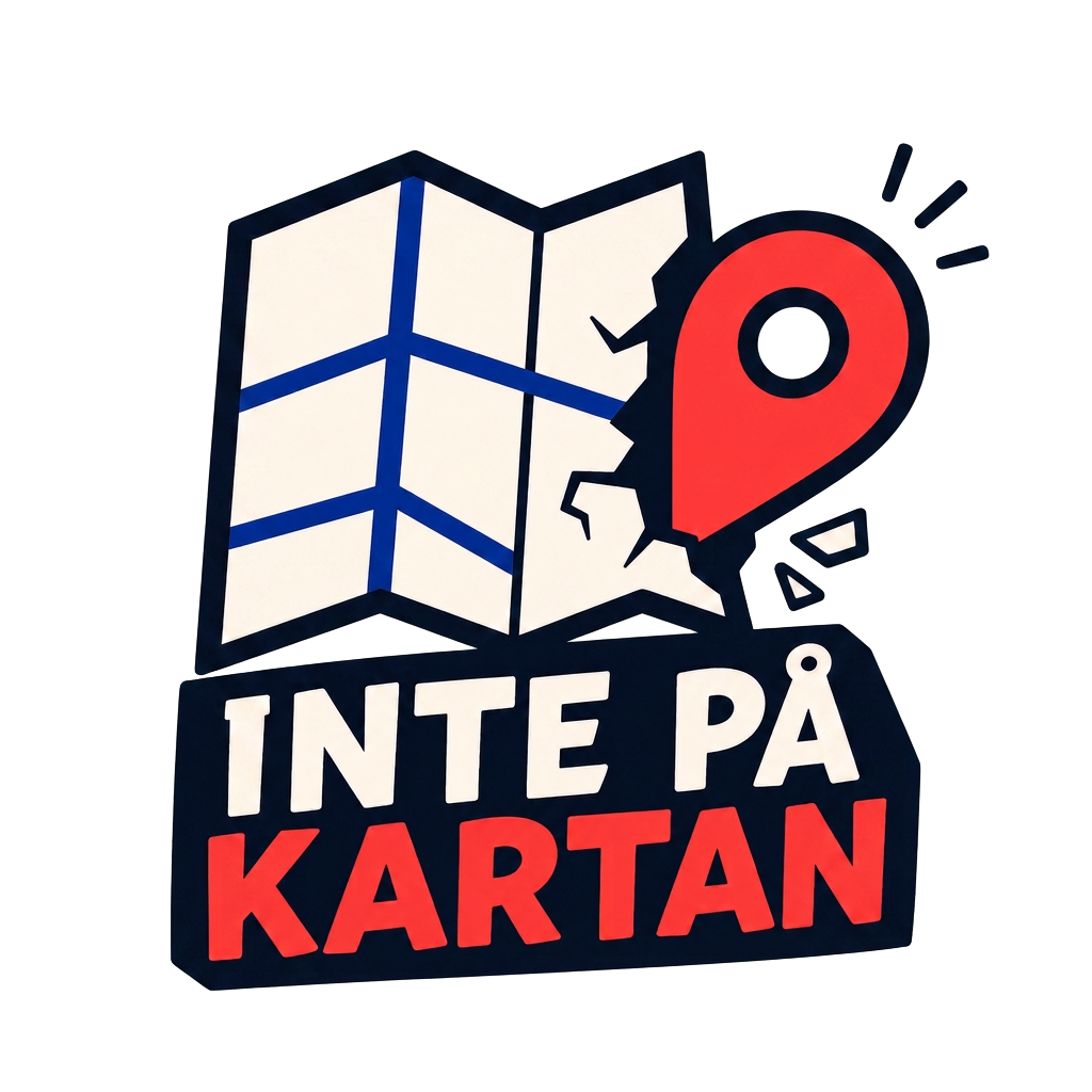 Inte på kartan logotyp